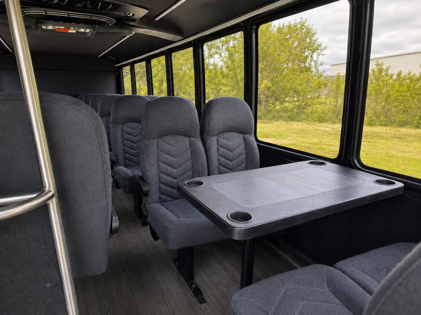 south san francisco 18 passenger minibus inside