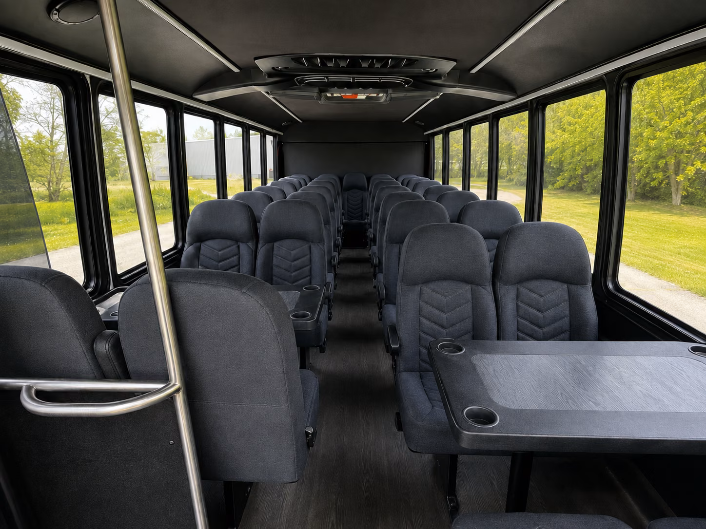 south san francisco 18 passenger minibus interior