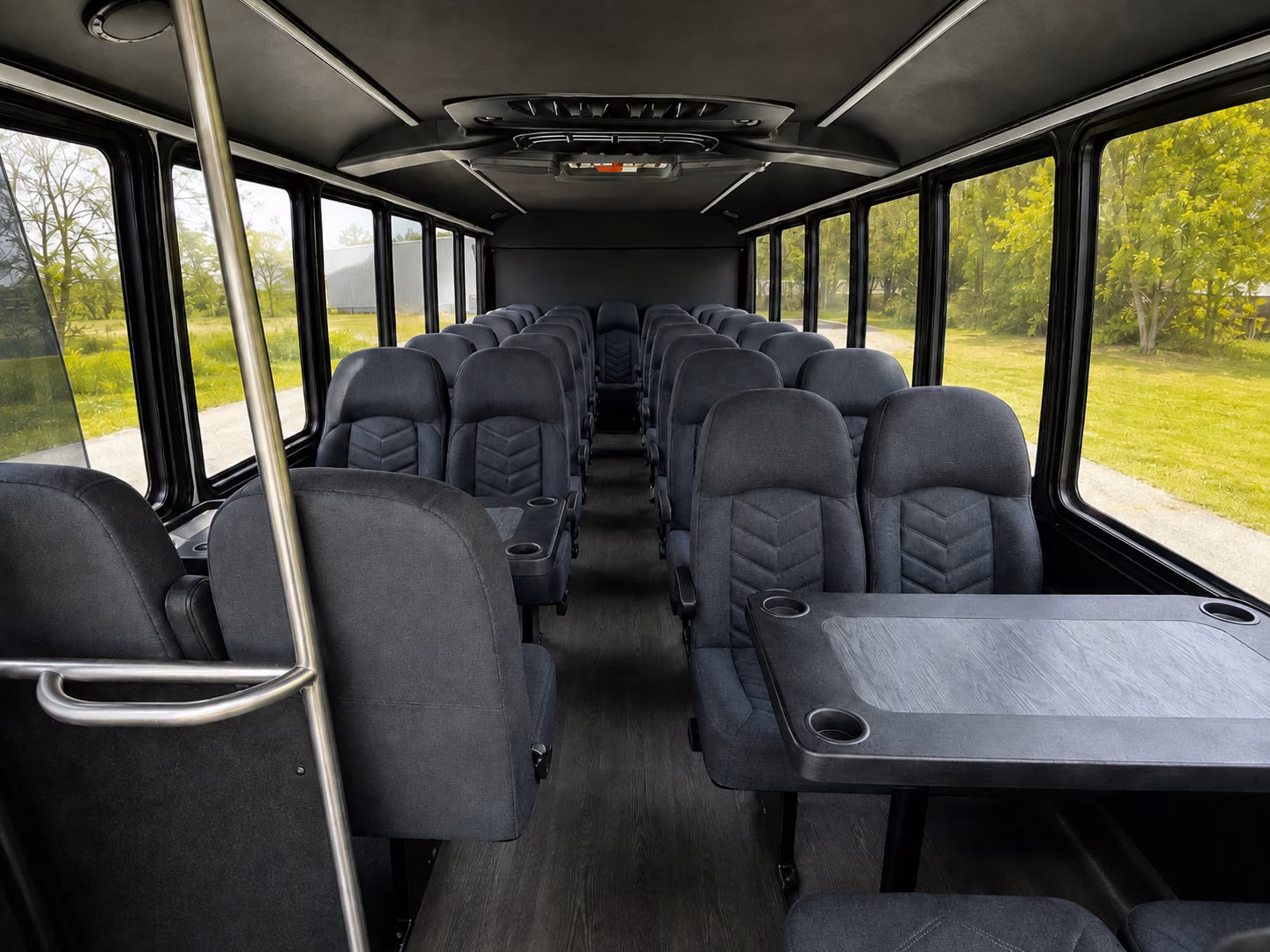 south san francisco 20 passenger minibus inside