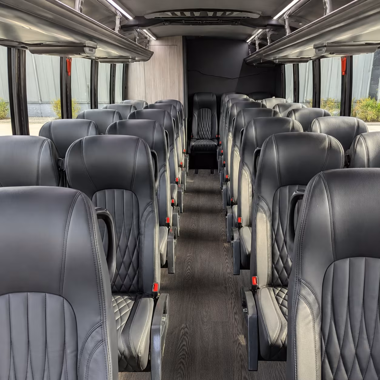 south san francisco 25 passenger minibus inside