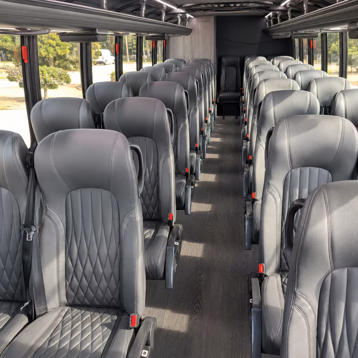 south san francisco 25 passenger minibus interior