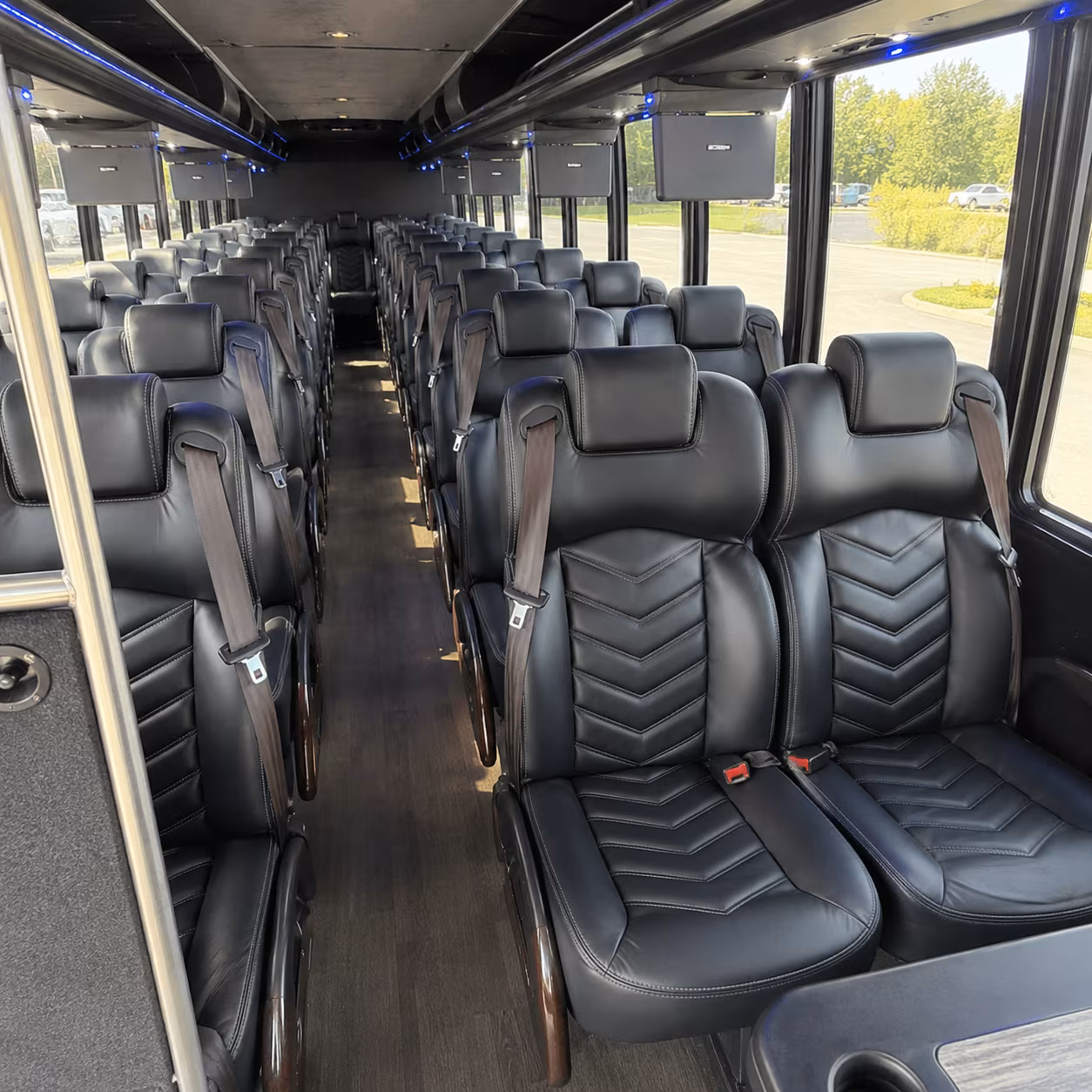 south san francisco 30 passenger minibus inside