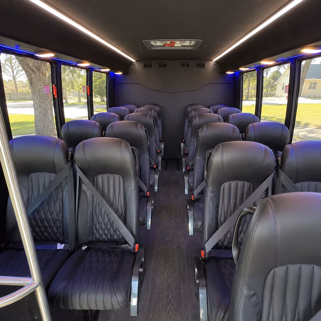 south san francisco 30 passenger minibus interior
