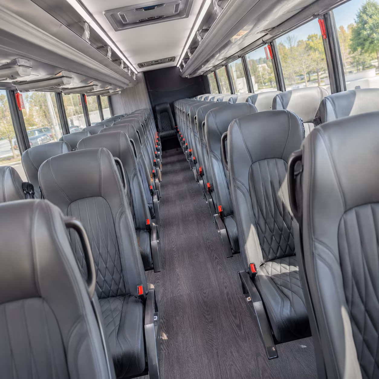 south san francisco 35 passenger minibus inside