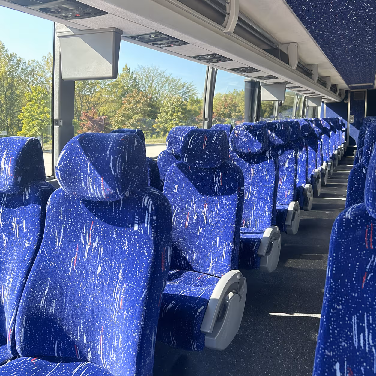 south san francisco 56 passenger charter bus interior