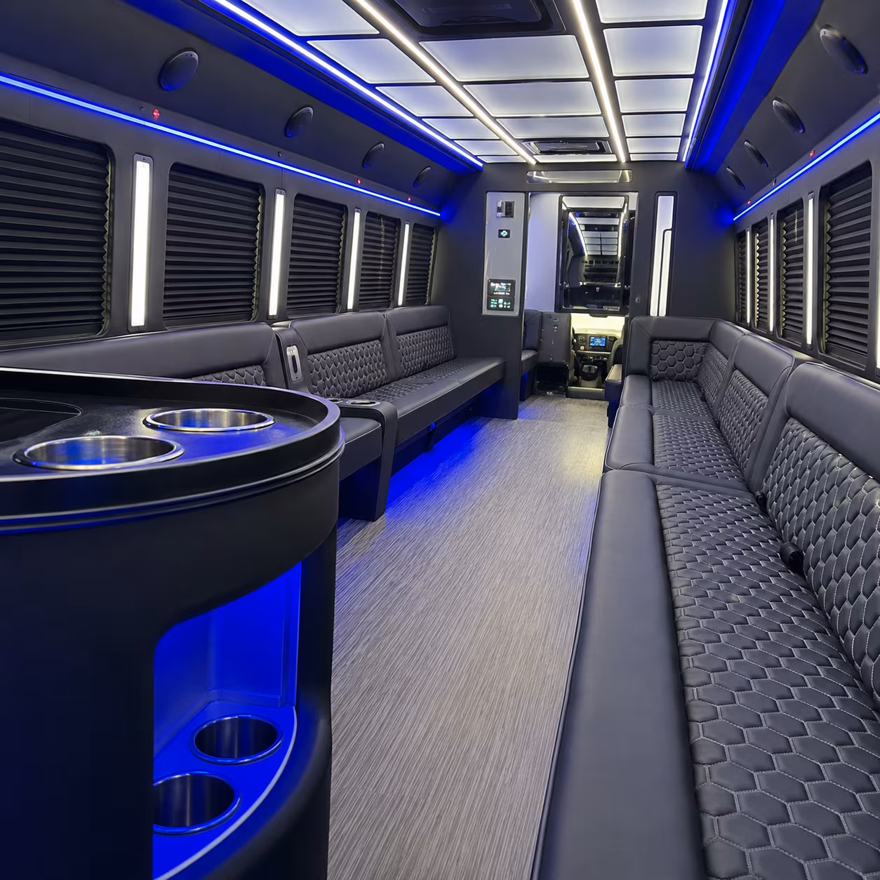 south san francisco party bus inside