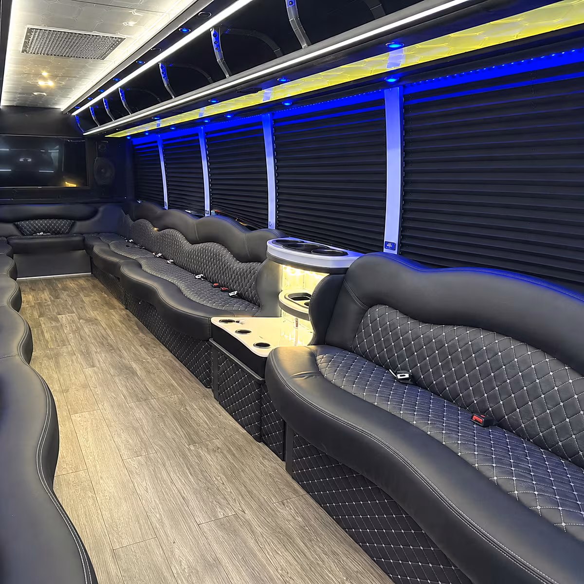 south san francisco party bus rentals inside