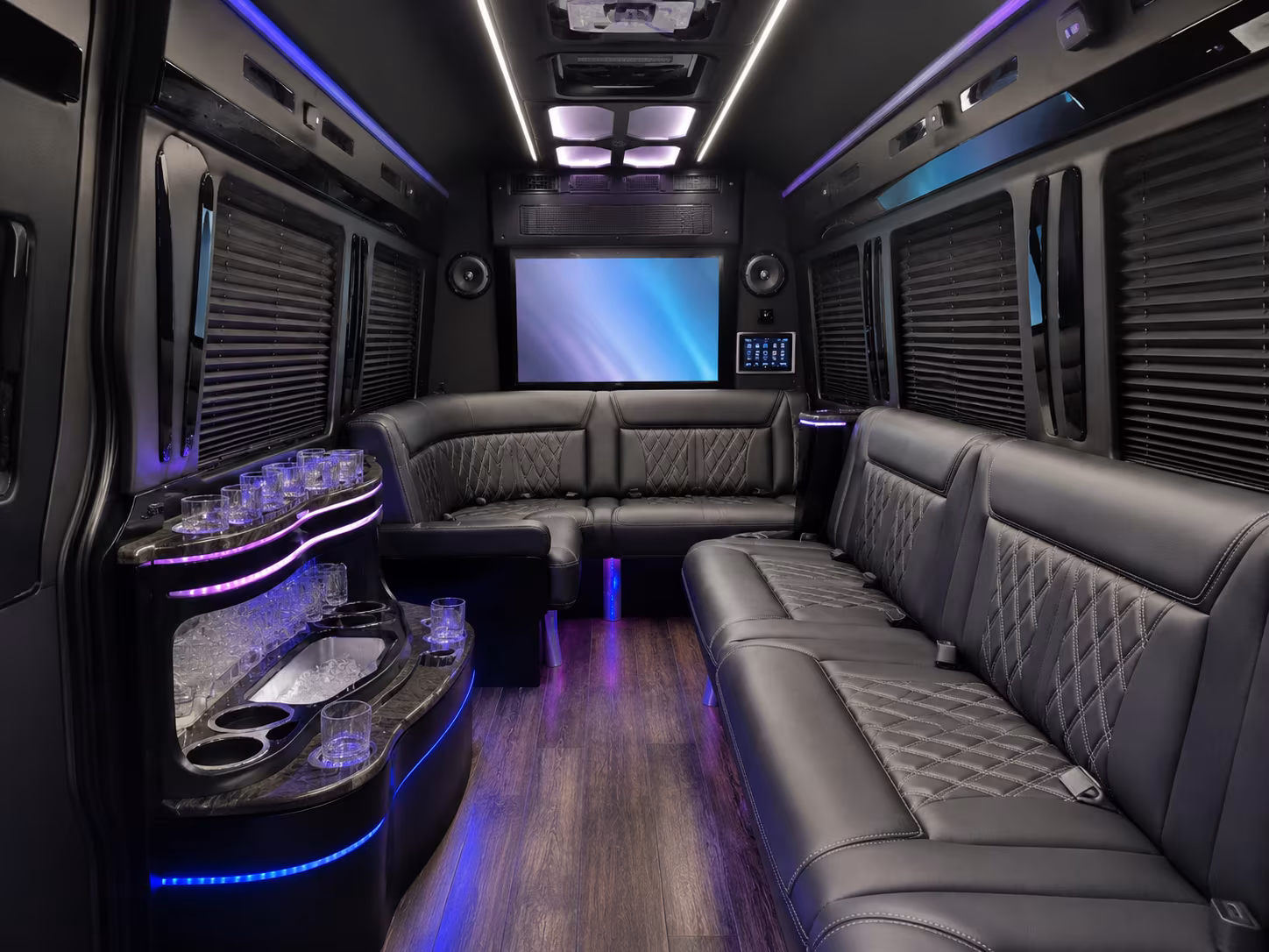 south san francisco sprinter limousine inside